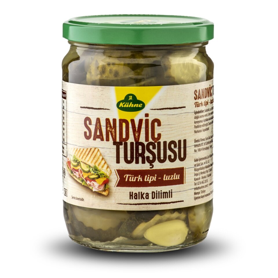 KÜHNE DİLİMLİ SALATALIK TURŞU 530 GR